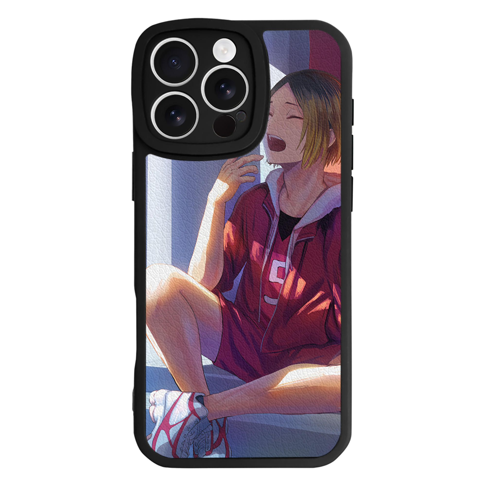 （画像用） ハイキュー!! Haikyu!! 【iPhone 16シリーズ対応】シリコンスマホケース（レザー調） 材質：シリコン
